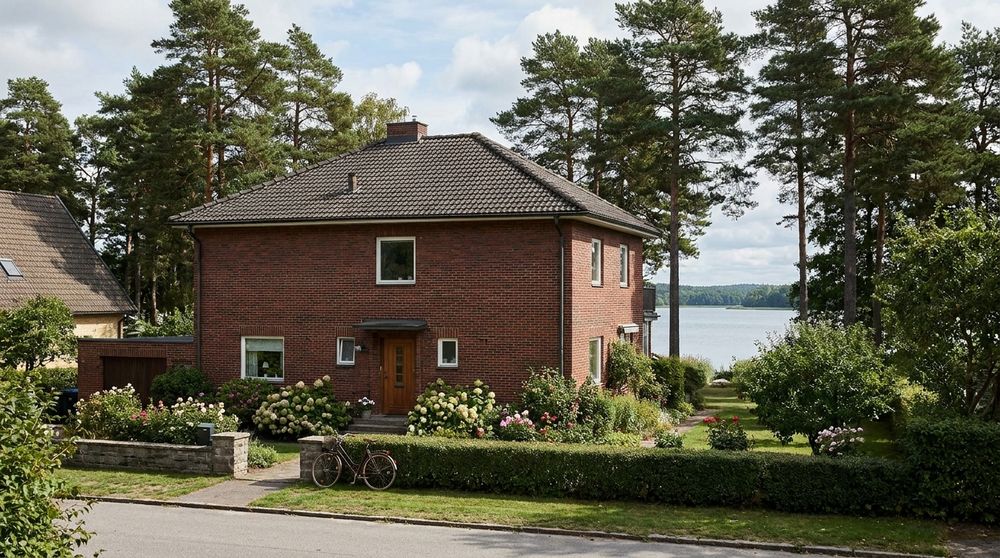 Gepflegtes Einfamilienhaus mit Klinkerfassade in einem Wohngebiet von Waren (Müritz)